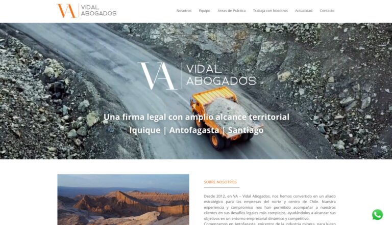 Vidal abogados web